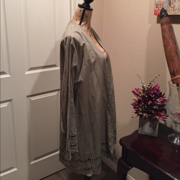 Olive green Cardigan - Picture 3 of 5